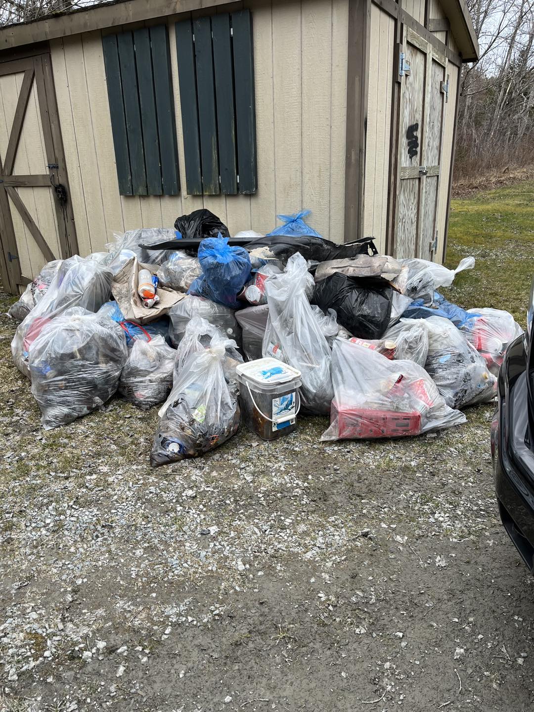 On Saturday, April 20th, St. Luke's Parish led an Earth Day garbage cleanup in the area of the Exit 6 Carpool. A total of 52 bags of garbage were collected.
